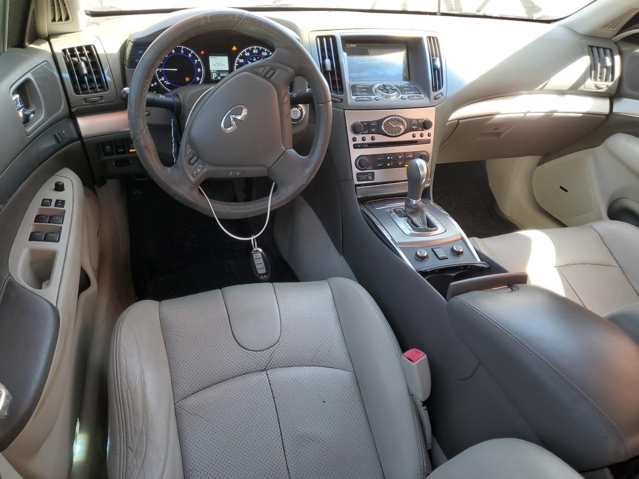 2011 Infiniti G VIN JN1CV6AR7BM410761 Copart auction photo, front end / rear end damage thumbnail 8