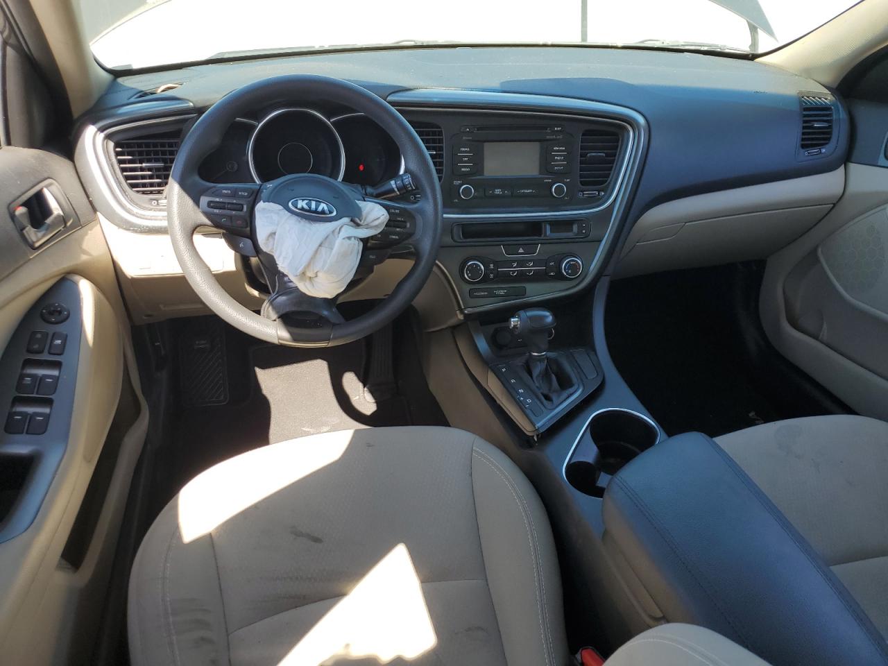 2015 KIA Optima VIN 5XXGM4A74FG400799 Copart auction photo, front end / side damage thumbnail 8