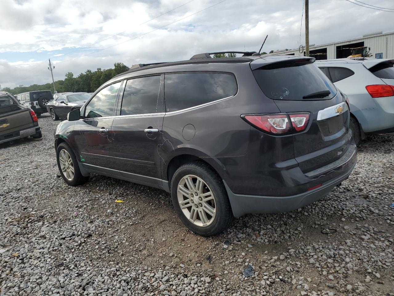 2013 Chevrolet Traverse VIN 1GNKRGKD7DJ104127 Copart auction photo, all over damage thumbnail 2