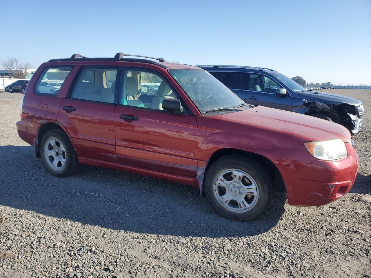 2006 Subaru Forester VIN JF1SG63646H739458 Copart auction photo, front end / side damage thumbnail 4