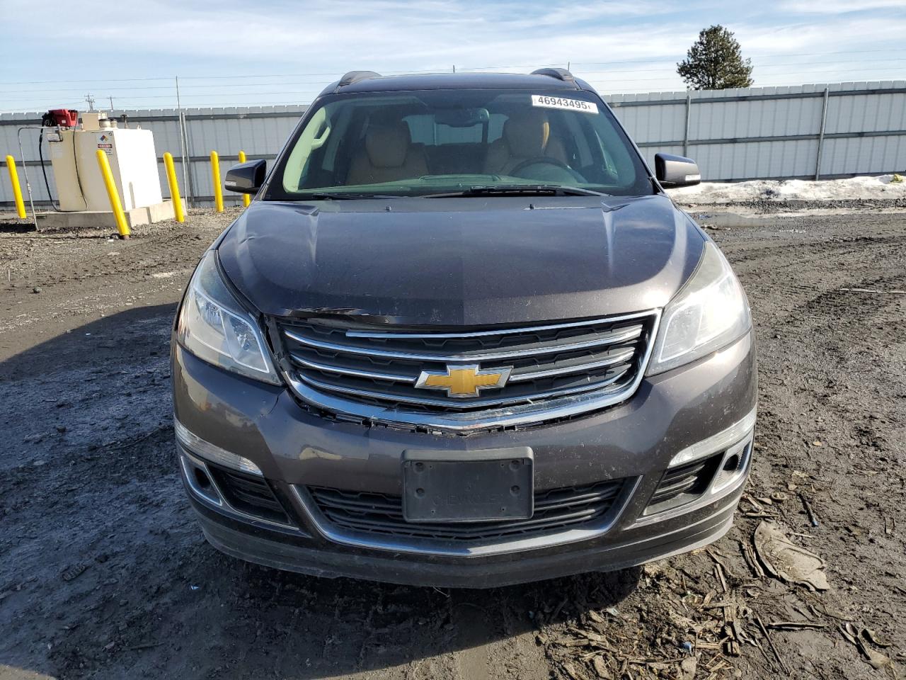 2013 Chevrolet Traverse VIN 1GNKVJKD9DJ163009 Copart auction photo, undercarriage / all over damage thumbnail 5