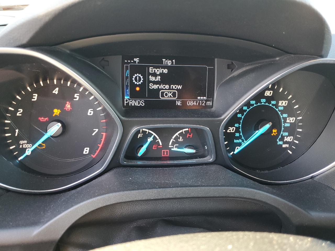 2014 Ford Escape VIN 1FMCU0G96EUA54520 Copart auction photo, front end / rear end damage thumbnail 9