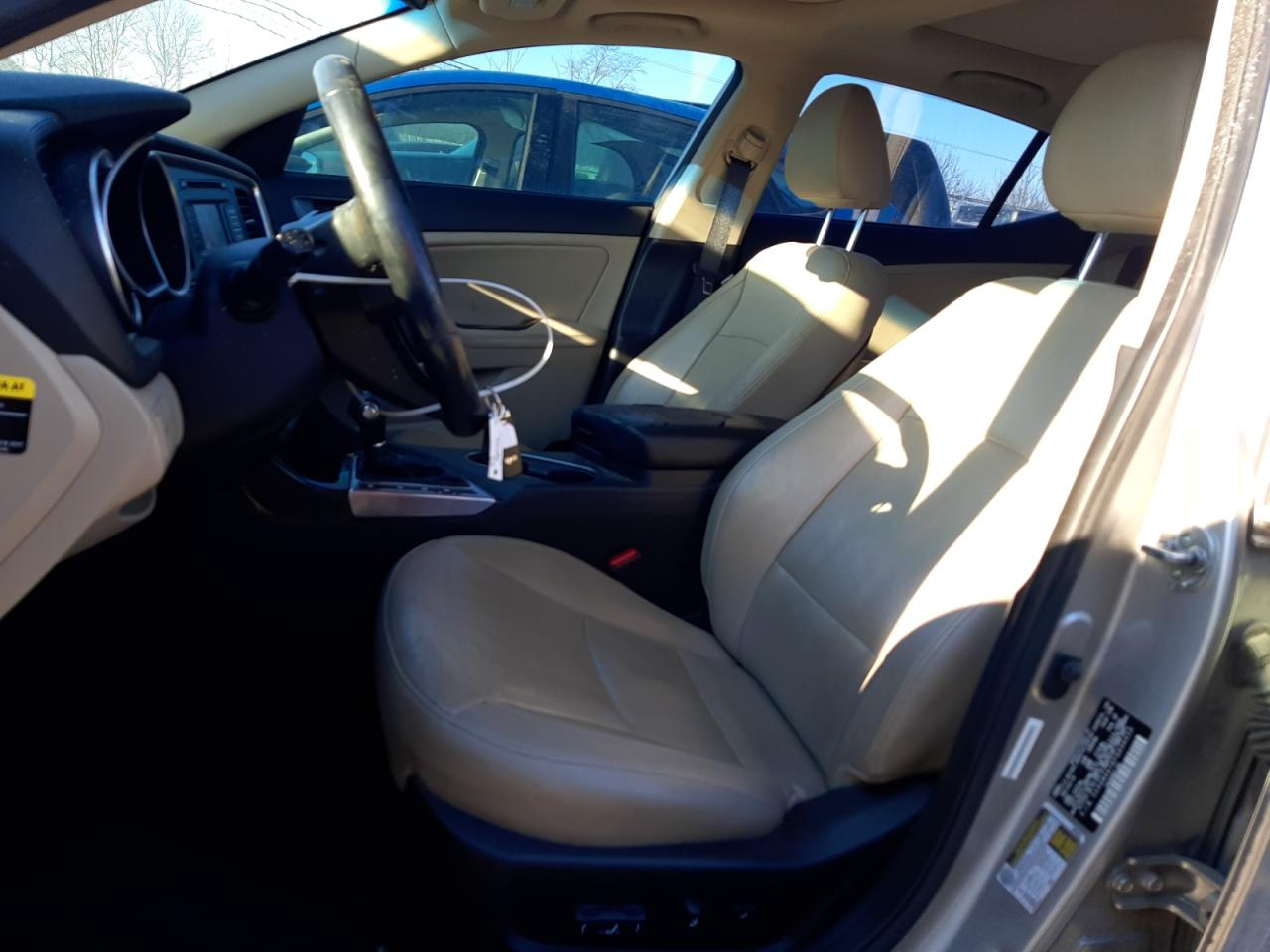 2015 KIA Optima VIN 5XXGN4A76FG434059 Copart auction photo, front end / side damage thumbnail 7