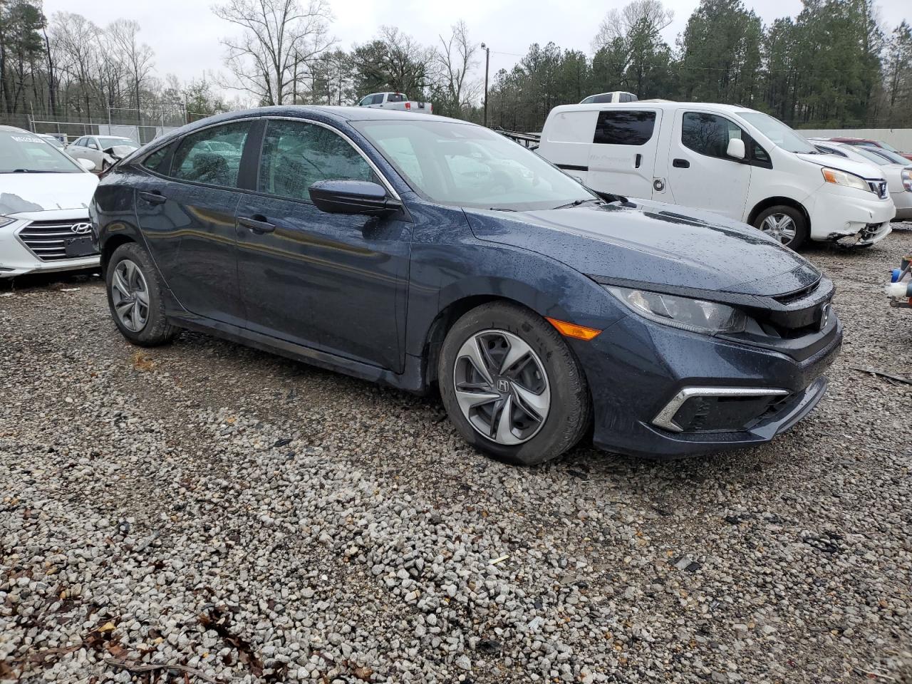2020 Honda Civic VIN 2HGFC2F66LH601410 Copart auction photo, rear end damage thumbnail 4