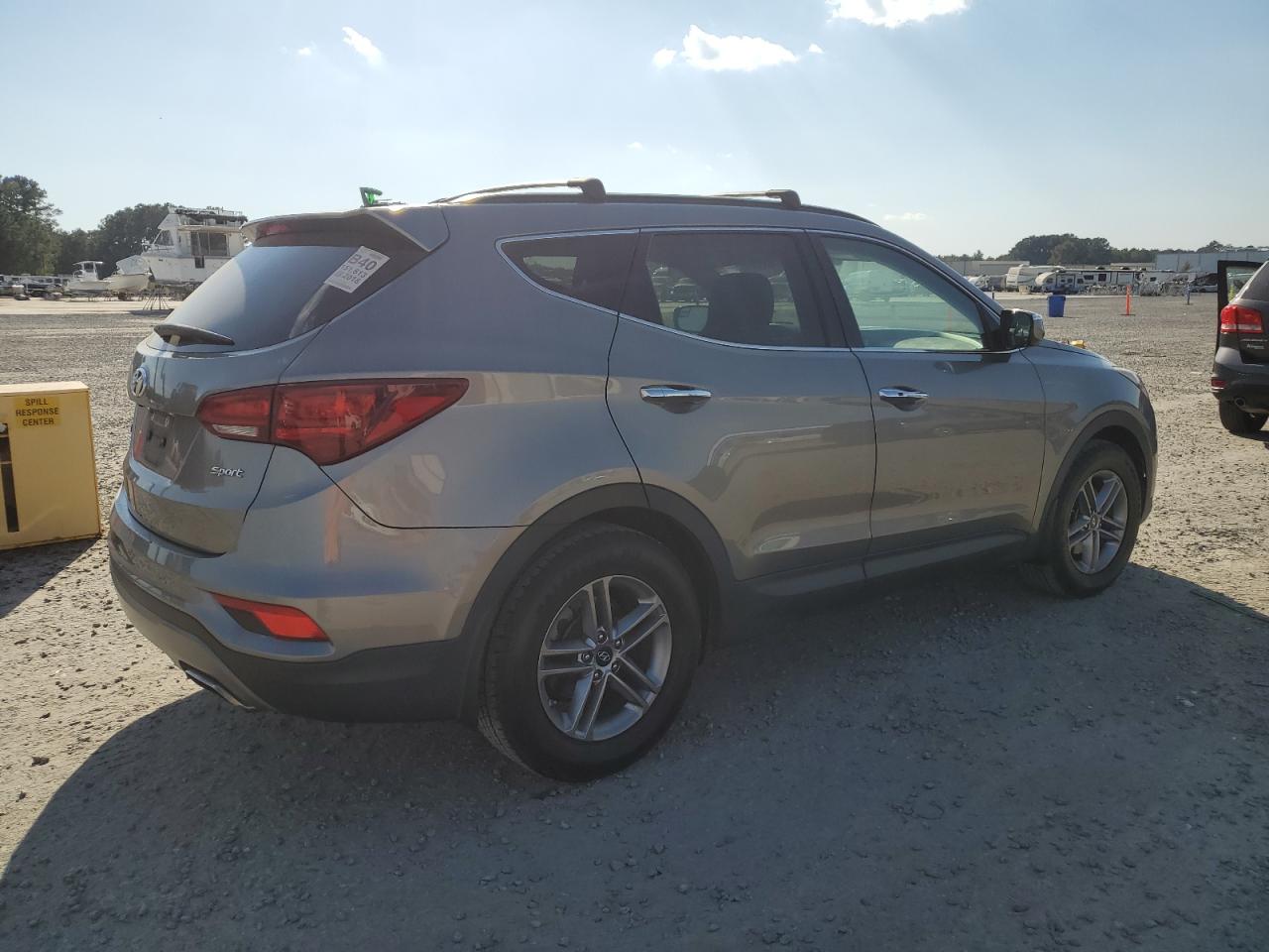 2018 Hyundai Santa Fe VIN 5NMZU3LB1JH073874 Copart auction photo, normal wear damage thumbnail 3