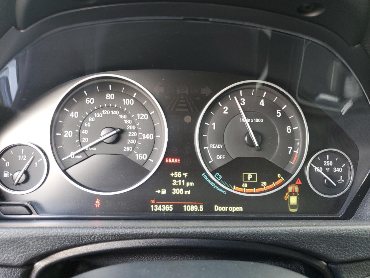 2014 BMW 3er VIN WBA3C1C58EK115861 Copart auction photo, minor dent/scratches damage thumbnail 9