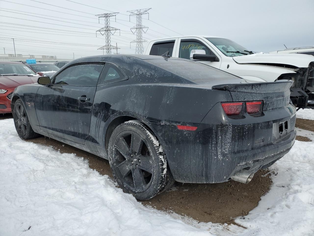 2011 Chevrolet Camaro VIN 2G1FT1EW2B9130819 Copart auction photo, side / front end damage thumbnail 2