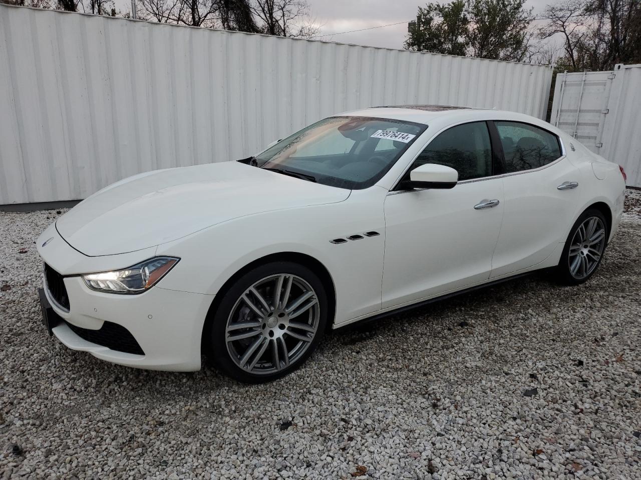 2017 Maserati Ghibli VIN ZAM57RTA7H1229996