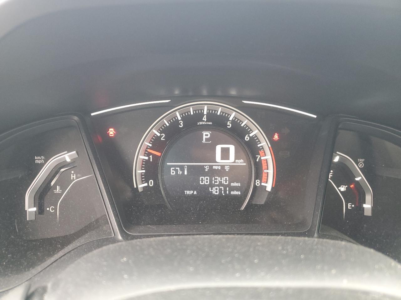 2018 Honda Civic VIN 2HGFC2F53JH580553 Copart auction photo, rear end damage thumbnail 9