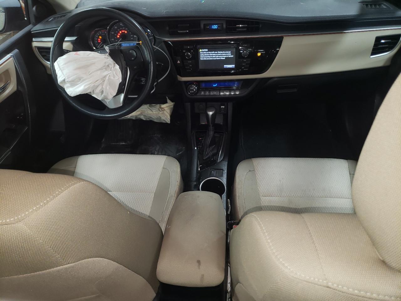 2015 Toyota Corolla VIN 2T1BURHE0FC257031 Copart auction photo, front end / rear end damage thumbnail 8