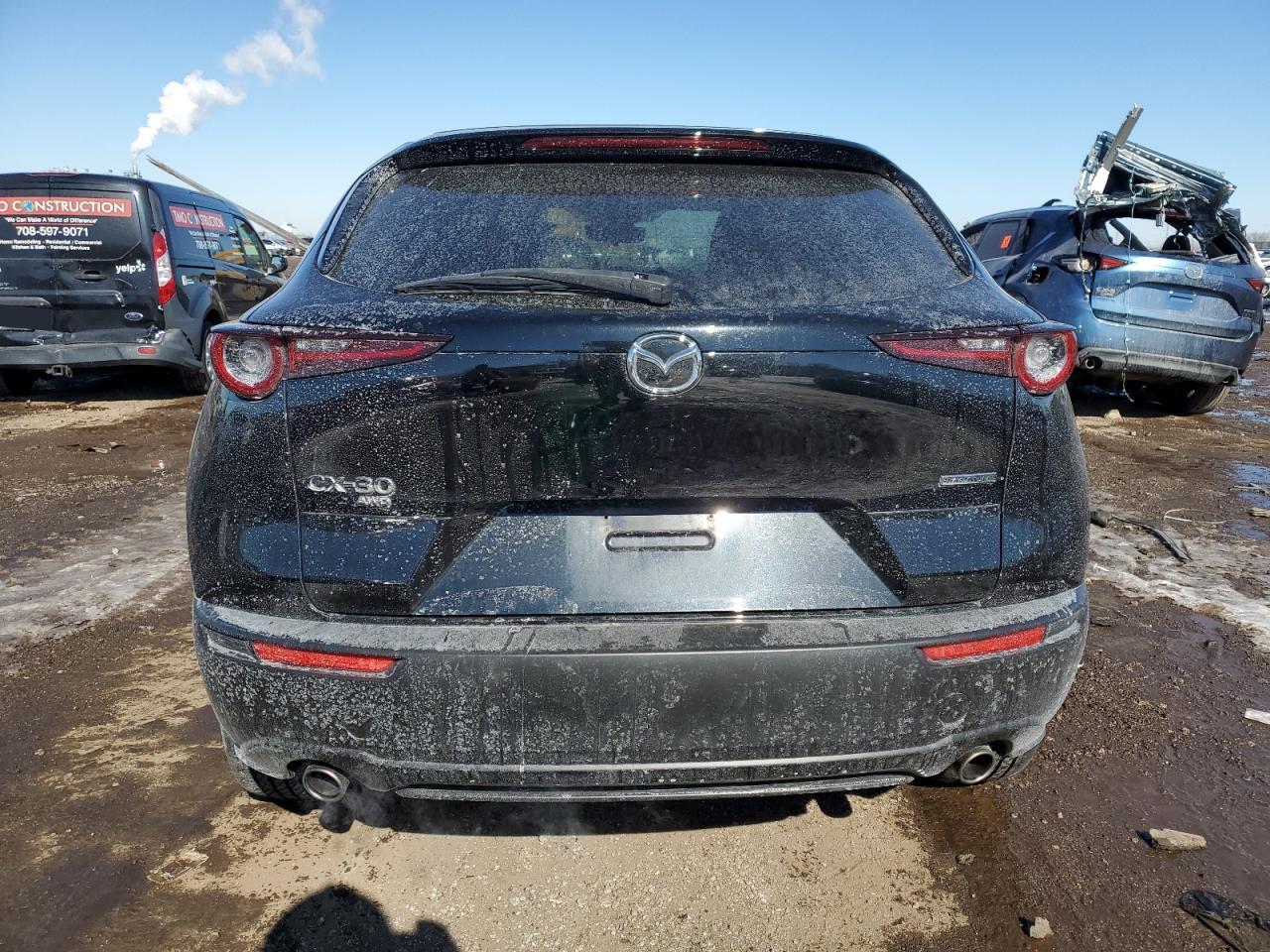 2021 Mazda CX-30 VIN 3MVDMBCL9MM210315 Copart auction photo, front end / side damage thumbnail 6