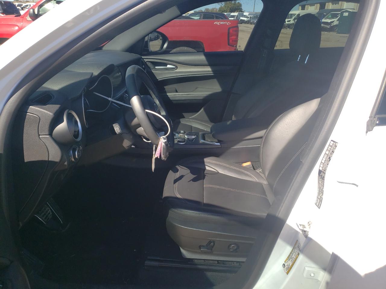 2022 Alfa Romeo Stelvio VIN ZASPAKBN2N7D41728 Copart auction photo, side / front end damage thumbnail 7
