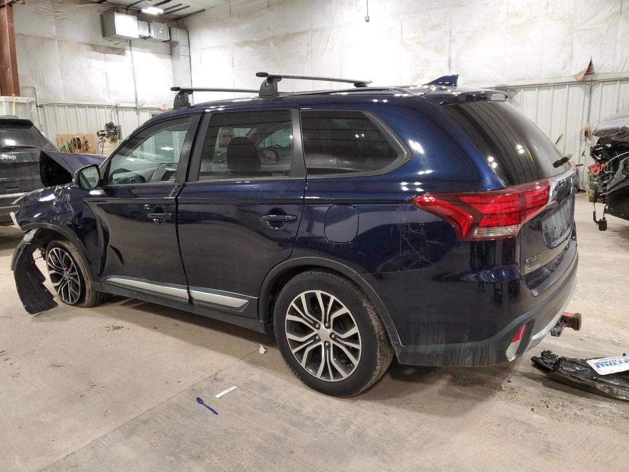 2017 Mitsubishi Outlander VIN JA4AD3A30HZ048814 Copart auction photo, front end / side damage thumbnail 2
