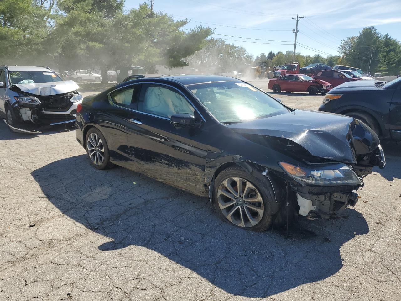 2013 Honda Accord VIN 1HGCT2B80DA005512 Copart auction photo, all over damage thumbnail 4