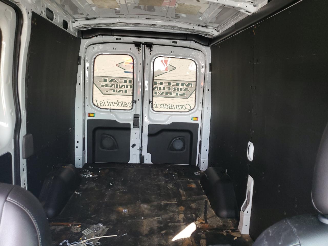 2023 Ford Transit VIN 1FTYE1C82PKB89275 Copart auction photo, water/flood damage thumbnail 10