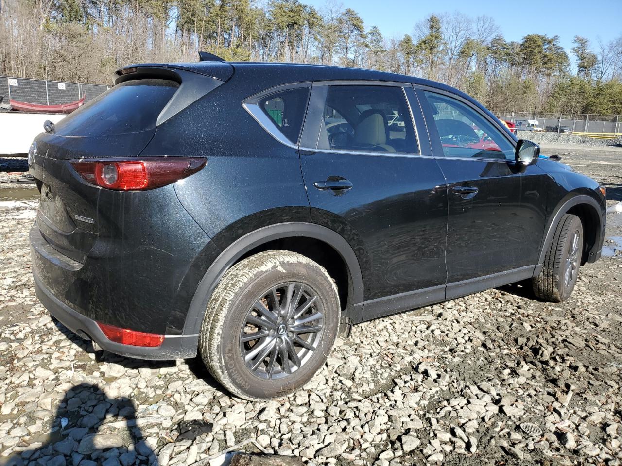 2021 Mazda CX-5 VIN JM3KFBCMXM0331912 Copart auction photo, side damage thumbnail 3