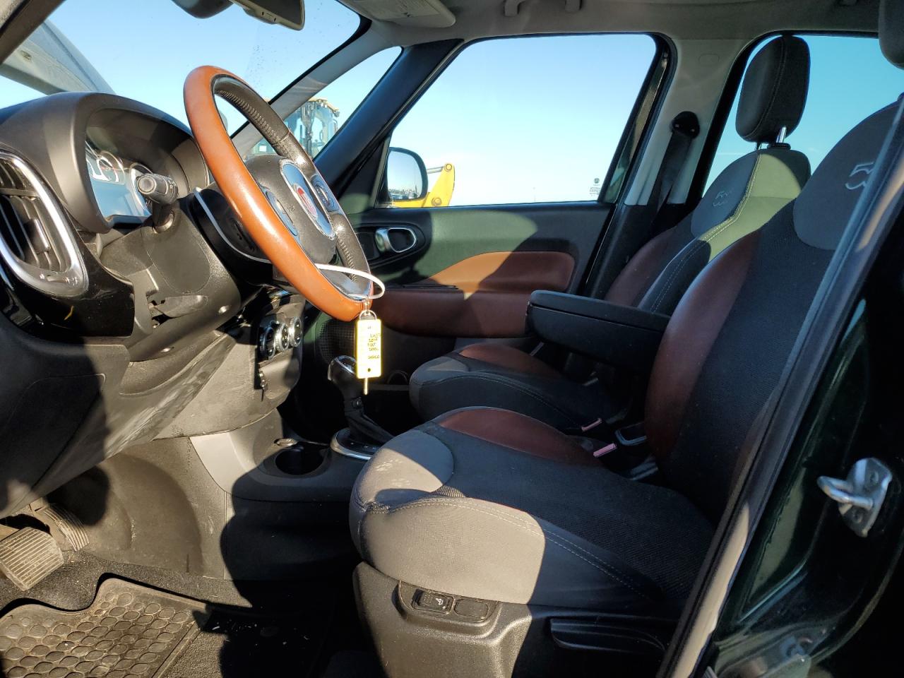 2014 Fiat 500 VIN ZFBCFADH4EZ003989 Copart auction photo, side damage thumbnail 7