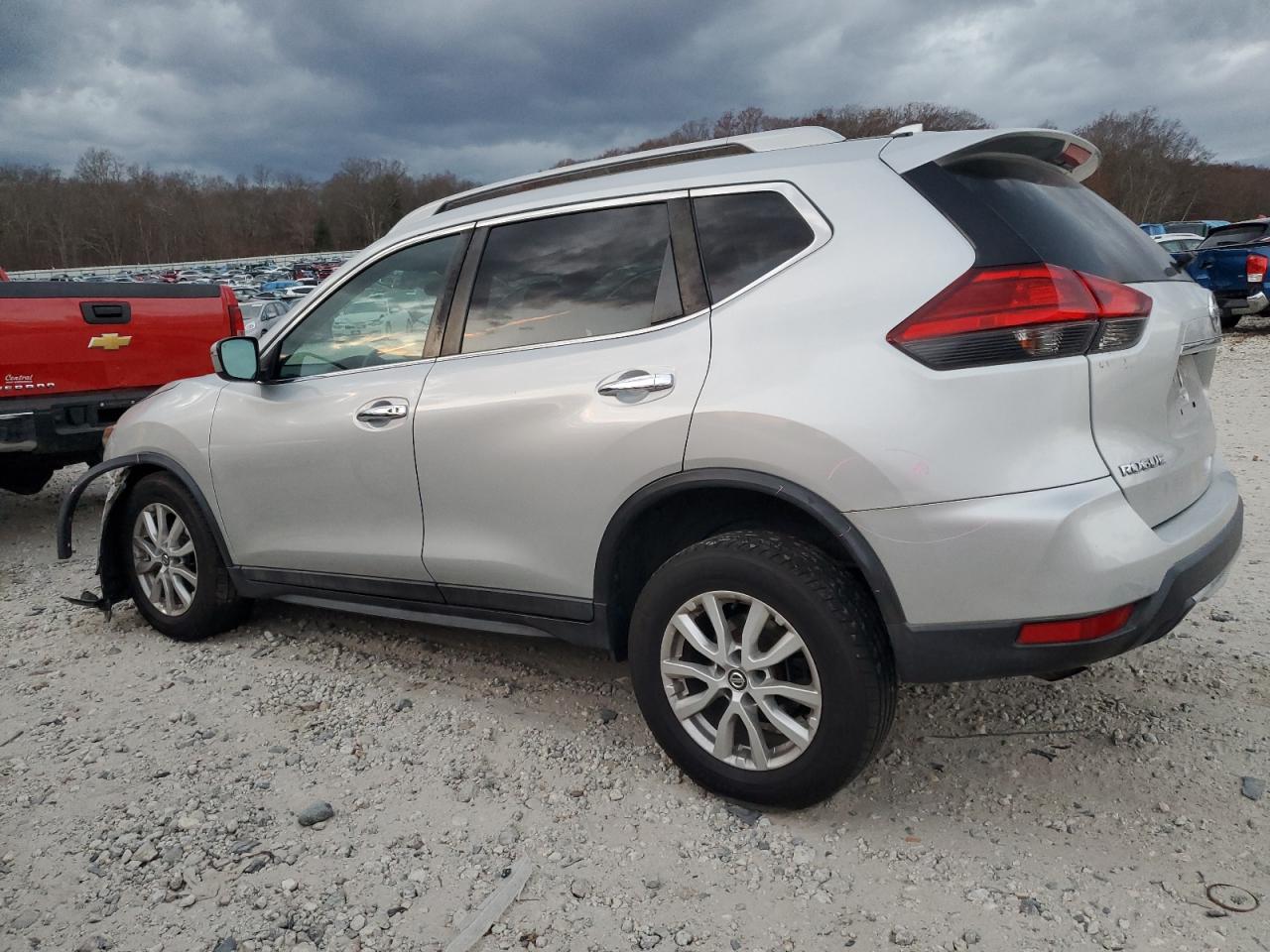 2017 Nissan Rogue VIN 5N1AT2MV0HC859270 Copart auction photo, front end / undercarriage damage thumbnail 2