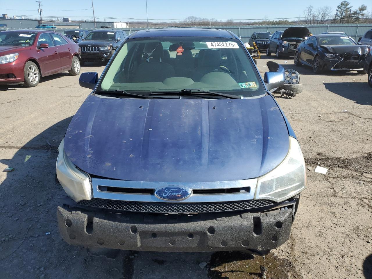 2009 Ford Focus VIN 1FAHP36N69W166249 Copart auction photo, front end / side damage thumbnail 5