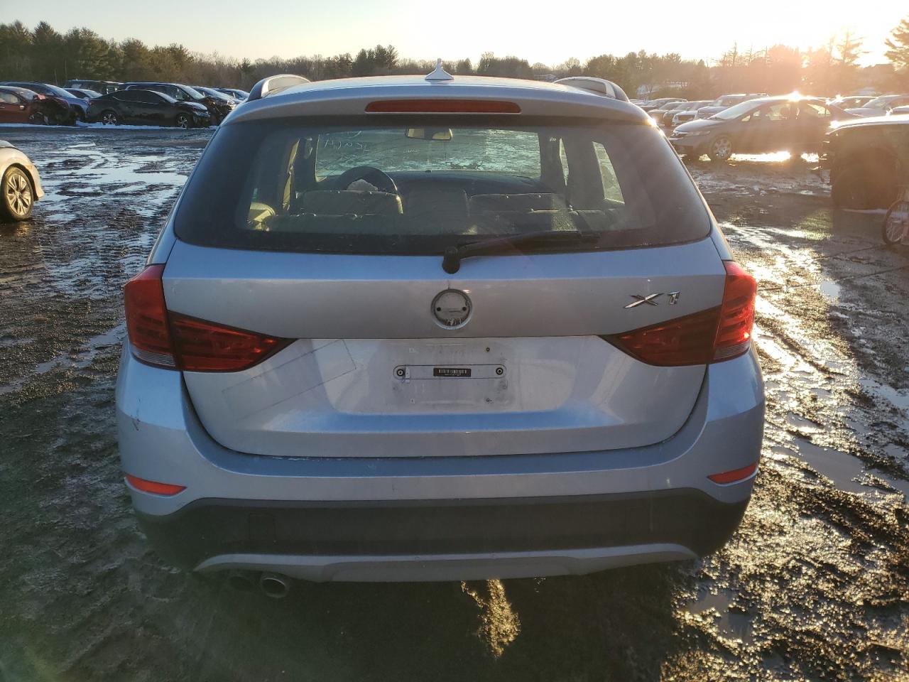 2014 BMW X1 VIN WBAVL1C54EVY15237 Copart auction photo, front end / undercarriage damage thumbnail 6