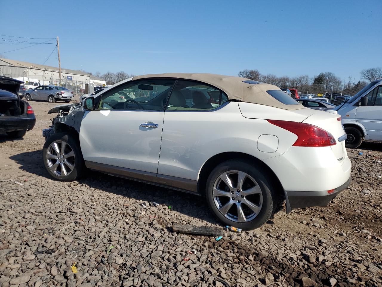 2014 Nissan Murano VIN JN8AZ1FY1EW301981 Copart auction photo, front end damage thumbnail 2