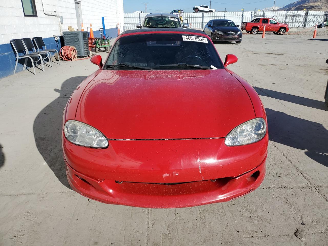 2001 Mazda MX-5 VIN JM1NB353310217256 Copart auction photo, rear end damage thumbnail 5