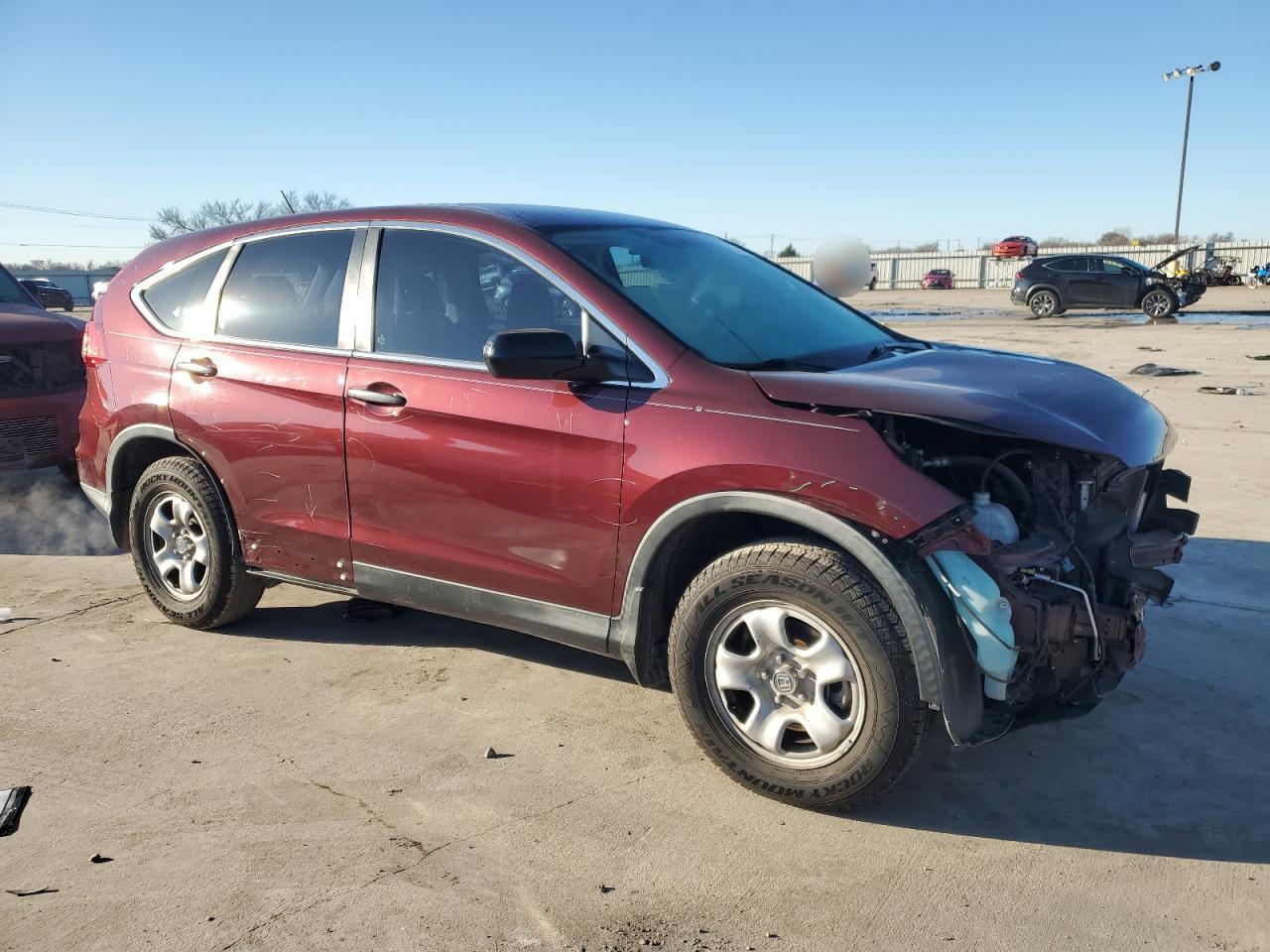 2015 Honda CR-V VIN 2HKRM3H33FH548243 Copart auction photo, front end damage thumbnail 4