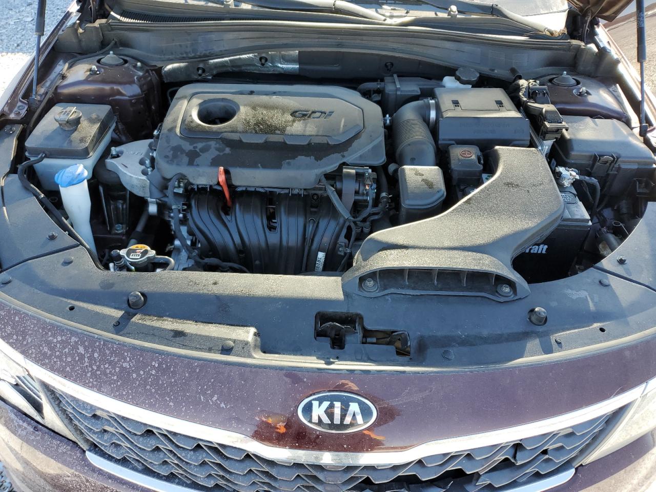 2020 KIA Optima VIN 5XXGT4L36LG389085 Copart auction photo, front end damage thumbnail 11