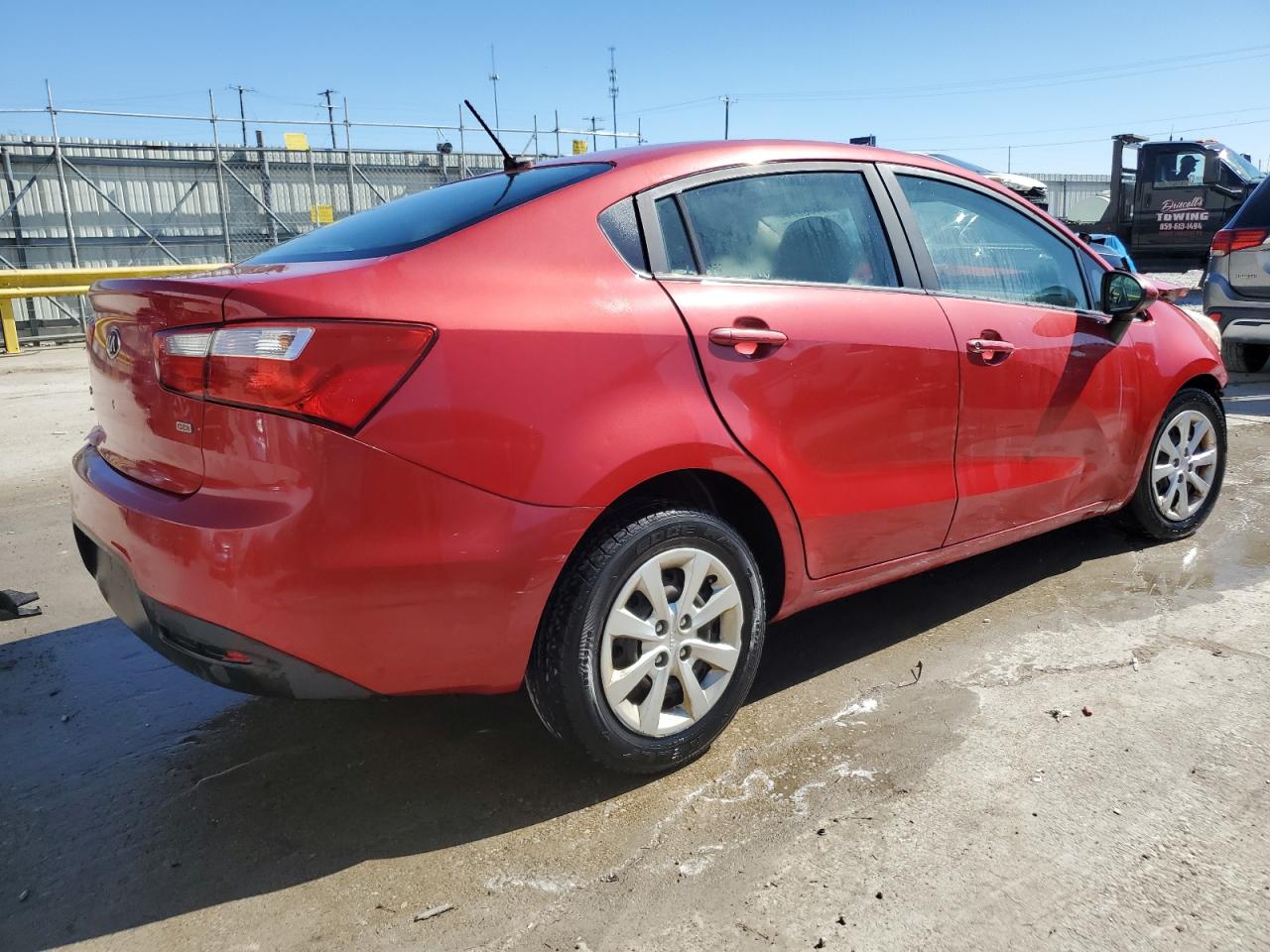 2013 KIA Rio VIN KNADM4A33D6241217 Copart auction photo, front end damage thumbnail 3