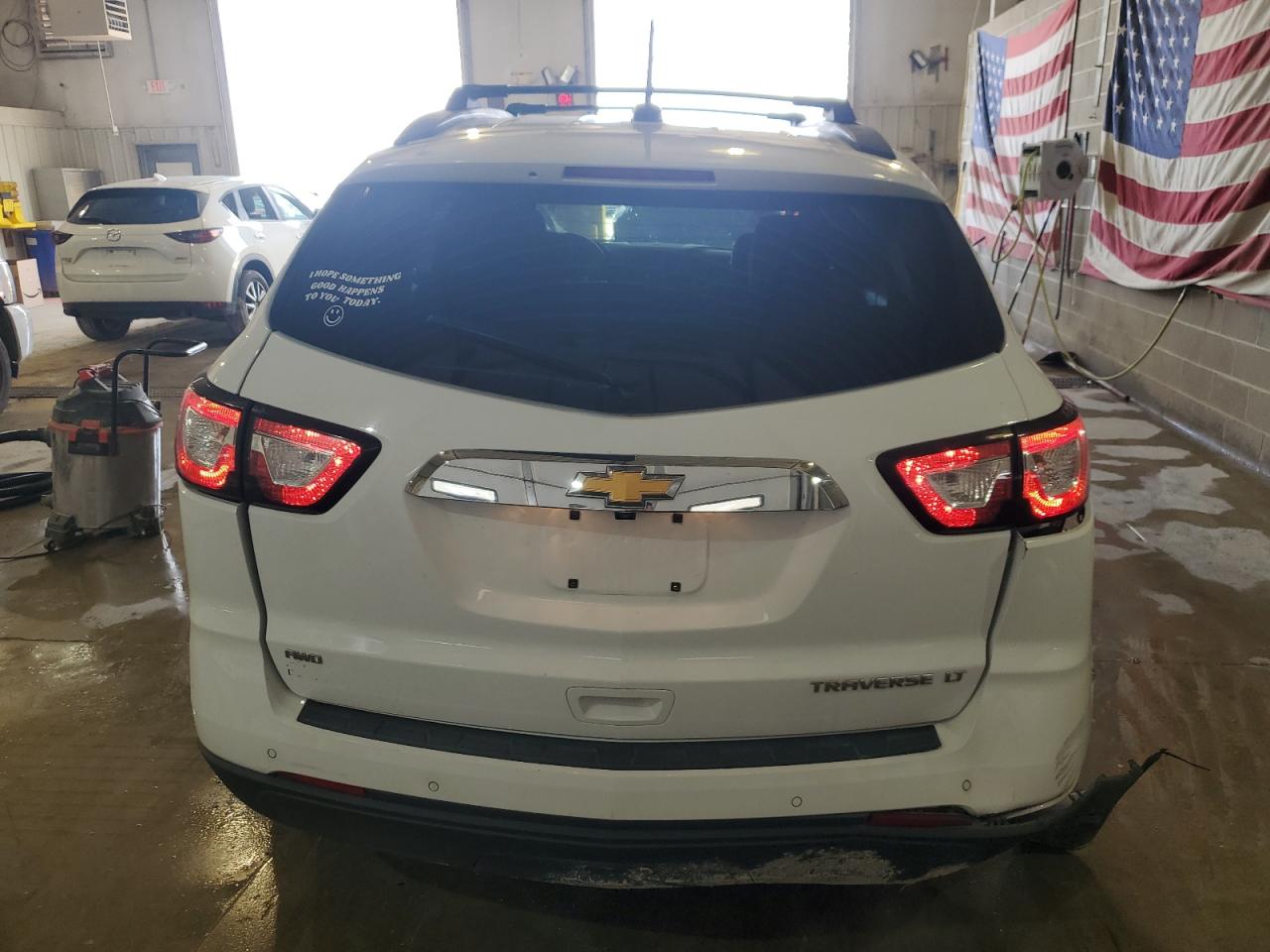 2016 Chevrolet Traverse VIN 1GNKVGKD2GJ270913 Copart auction photo, rear end / front end damage thumbnail 6