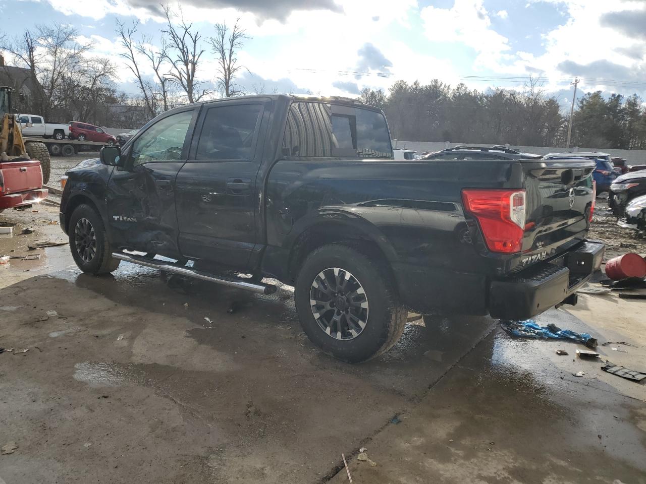 2021 Nissan Titan VIN 1N6AA1EEXMN520417 Copart auction photo, side damage thumbnail 2