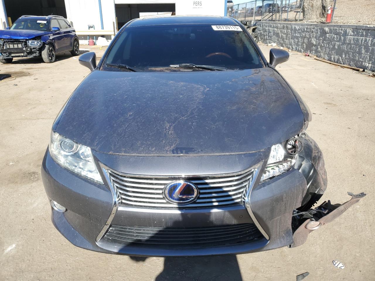 2013 Lexus ES VIN JTHBW1GG5D2025307 Copart auction photo, front end / side damage thumbnail 5