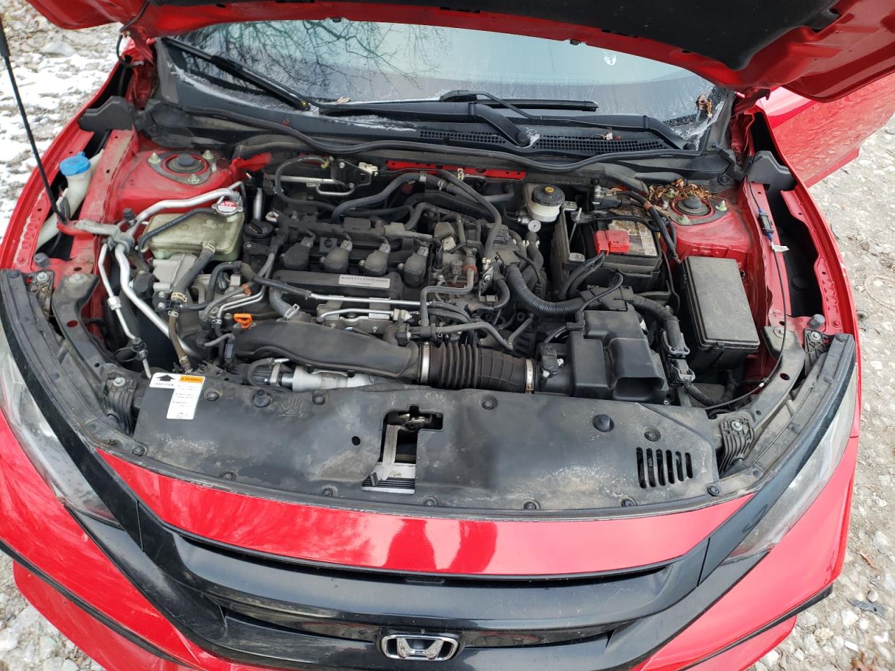 2018 Honda Civic VIN SHHFK7H51JU226451 Copart auction photo, side / rear end damage thumbnail 11