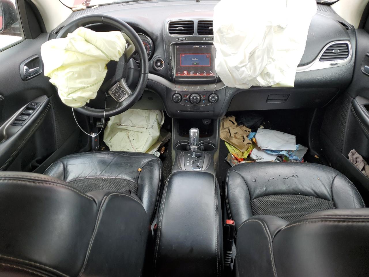 2015 Dodge Journey VIN 3C4PDCGB6FT727845 Copart auction photo, undercarriage / front end damage thumbnail 8