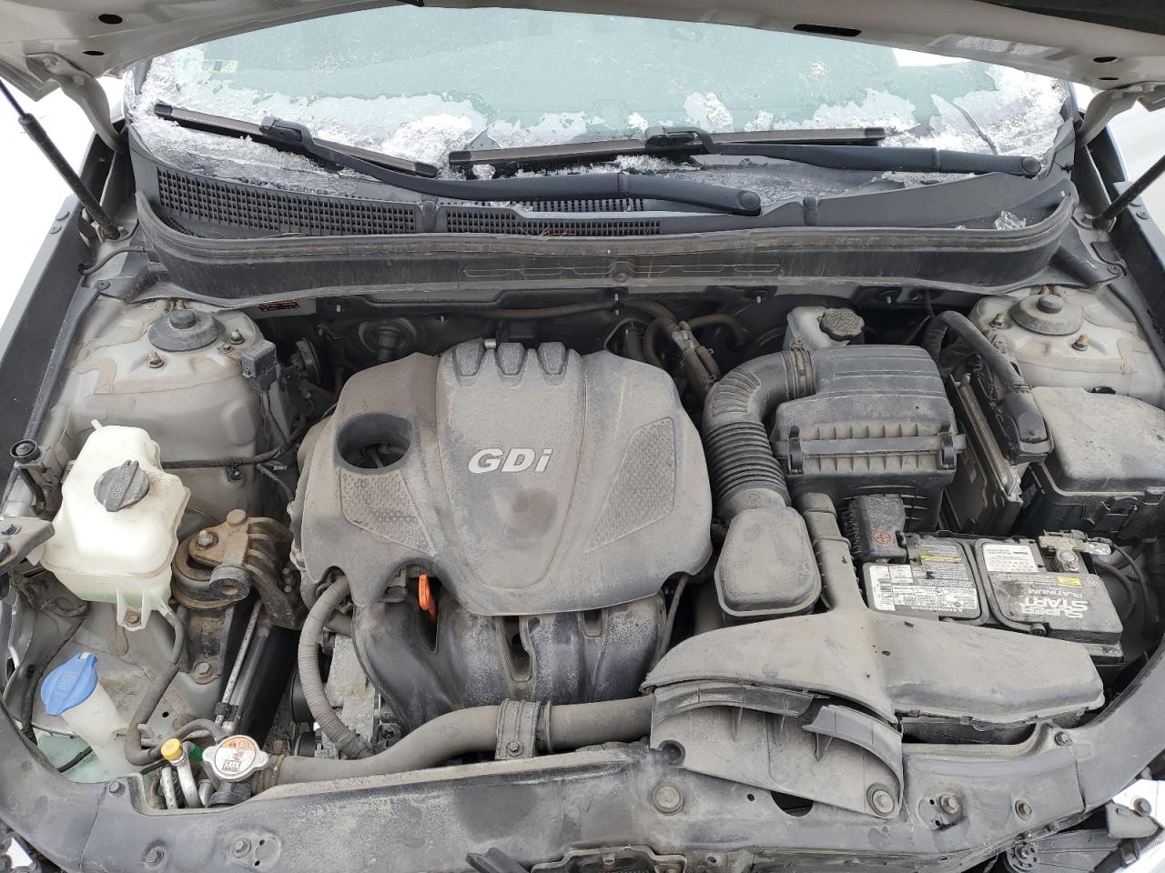 2014 Hyundai Sonata VIN 5NPEB4ACXEH857274 Copart auction photo, front end damage thumbnail 11