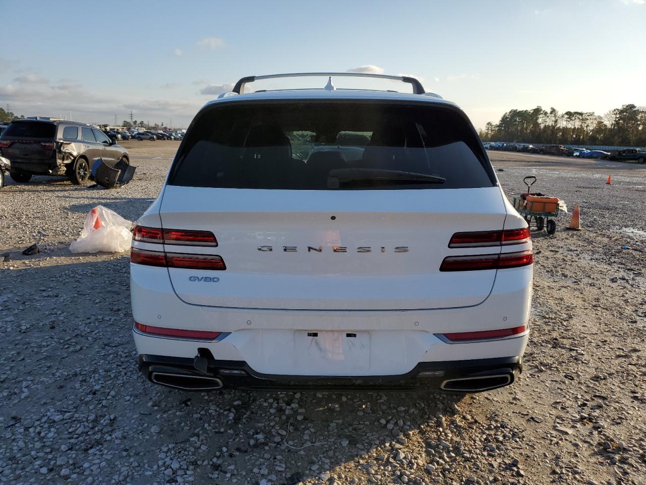 2022 Genesis Gv80 VIN KMUHB4SB9NU082665 Copart auction photo, front end / side damage thumbnail 6