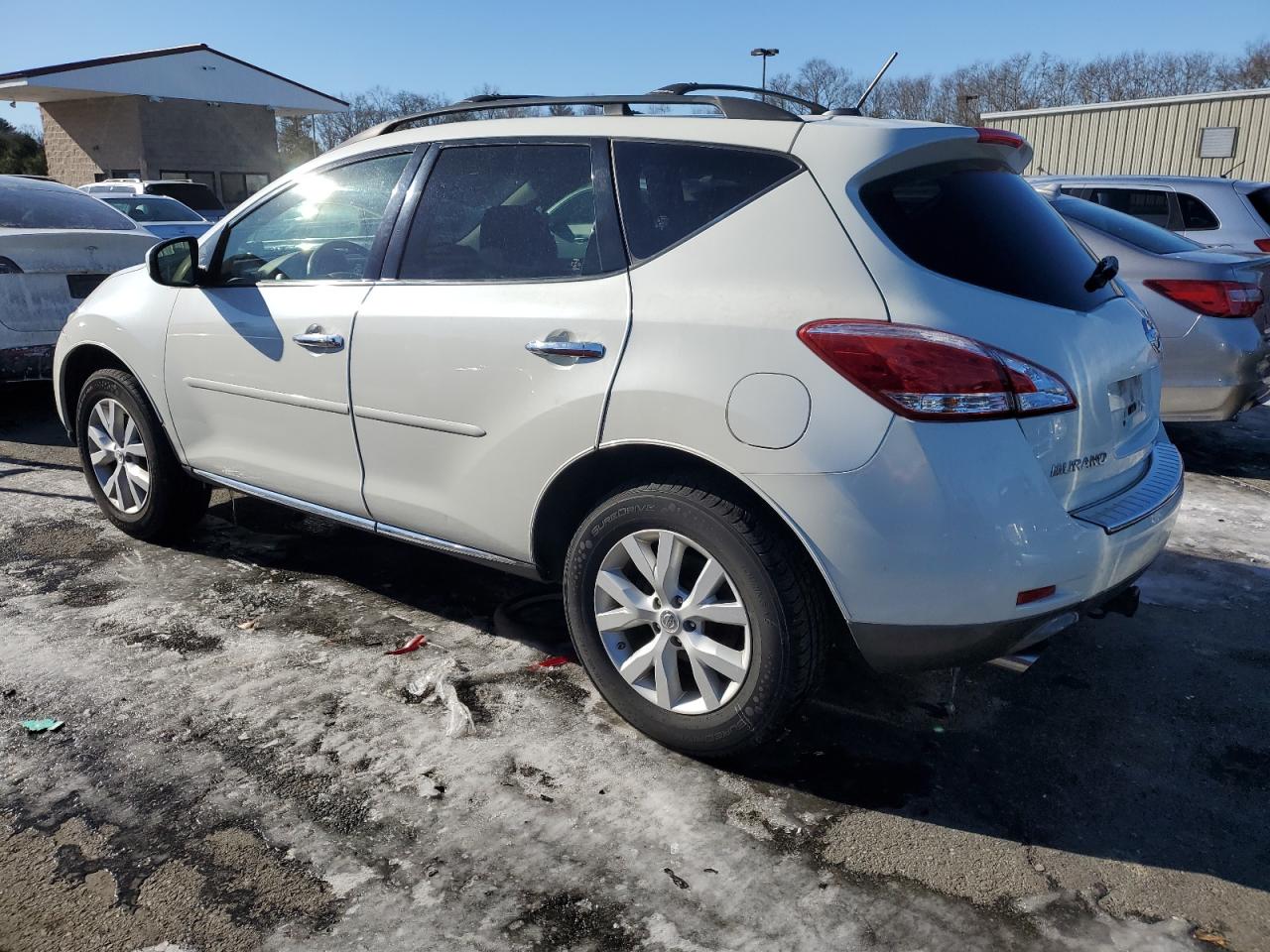 2011 Nissan Murano VIN JN8AZ1MW4BW177203 Copart auction photo, side / front end damage thumbnail 2