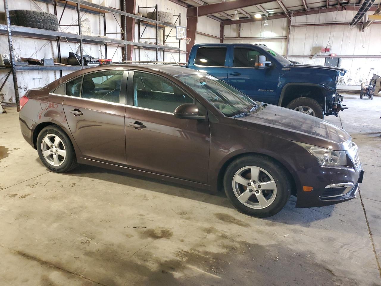 2015 Chevrolet Cruze VIN 1G1PC5SB8F7254940 Copart auction photo, front end / undercarriage damage thumbnail 4