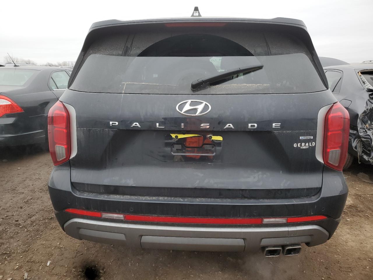 2024 Hyundai Palisade VIN KM8R2DGE7RU694021 Copart auction photo, front end / minor dent/scratches damage thumbnail 6