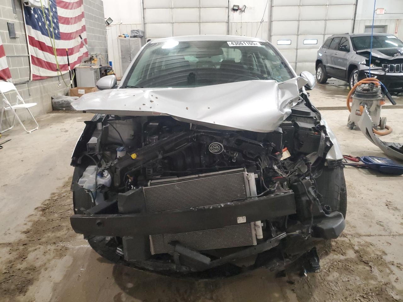 2022 KIA Rio VIN 3KPA24AD7NE465915 Copart auction photo, front end / side damage thumbnail 5