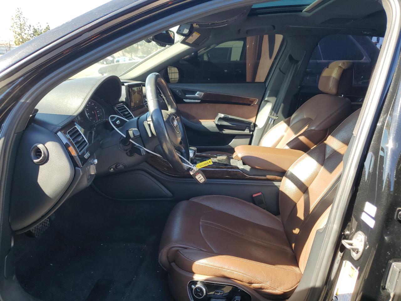 2016 Audi A8 VIN WAU34AFD8GN009945 Copart auction photo, front end damage thumbnail 7