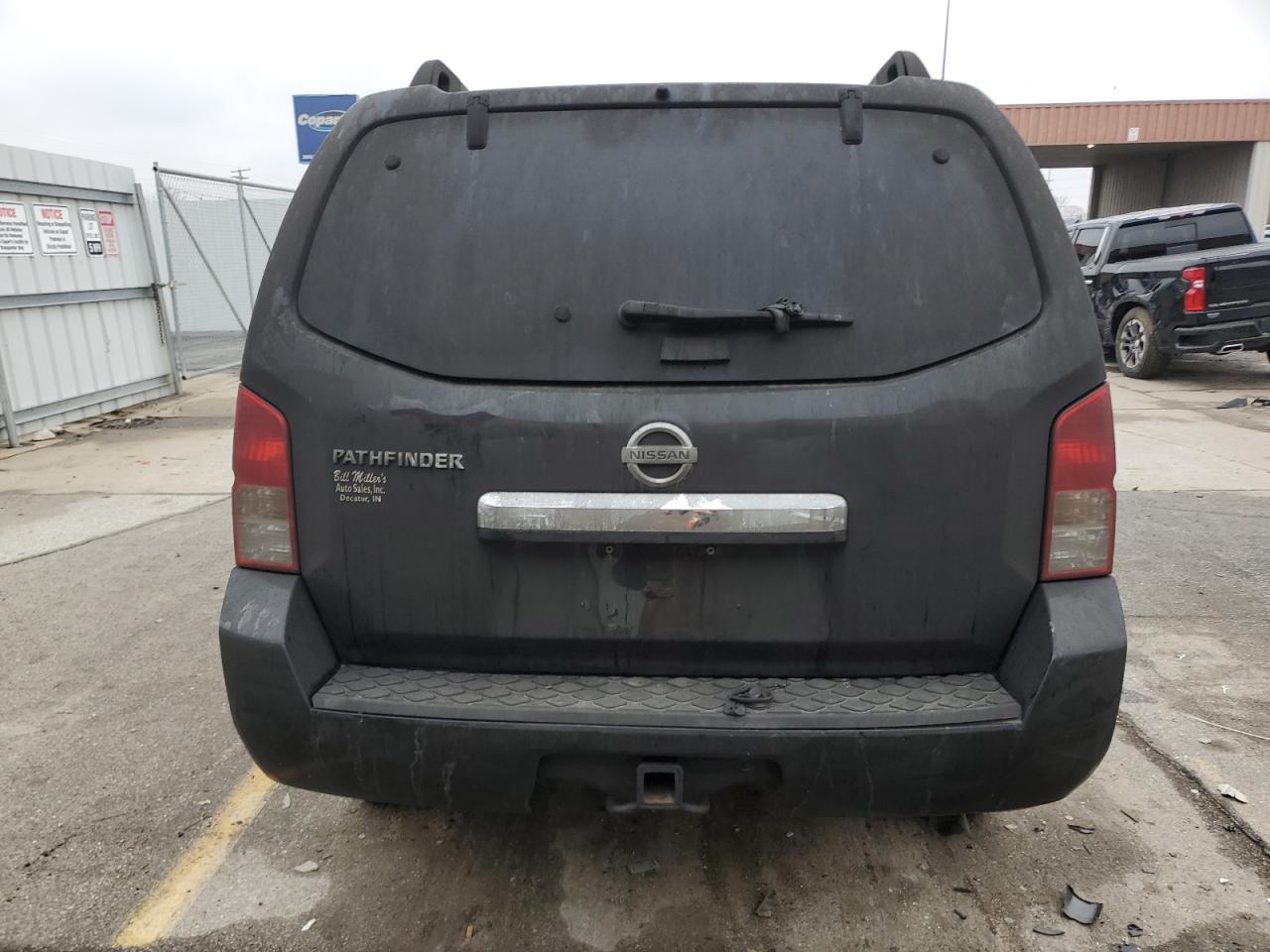 2010 Nissan Pathfinder VIN 5N1AR1NB2AC615302 Copart auction photo, burn damage thumbnail 6