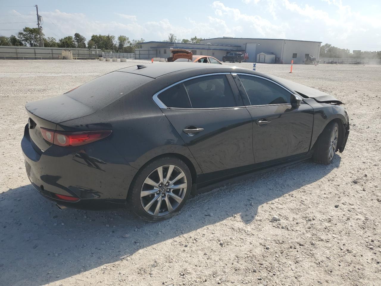 2022 Mazda 3 VIN JM1BPADL5N1507170 Copart auction photo, front end / side damage thumbnail 3