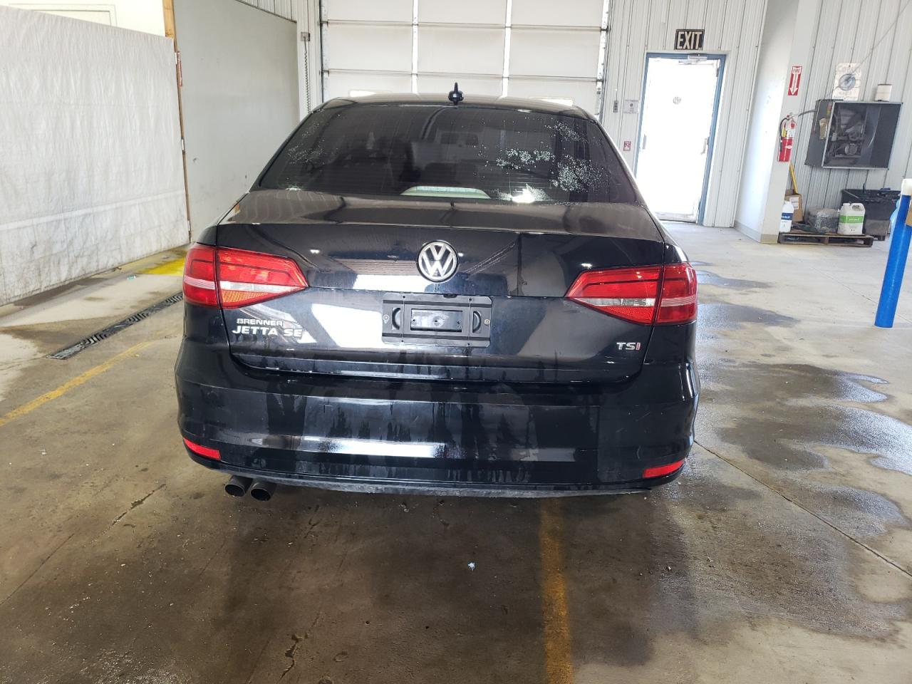2015 Volkswagen Jetta VIN 3VWD17AJXFM250461 Copart auction photo, side damage thumbnail 6