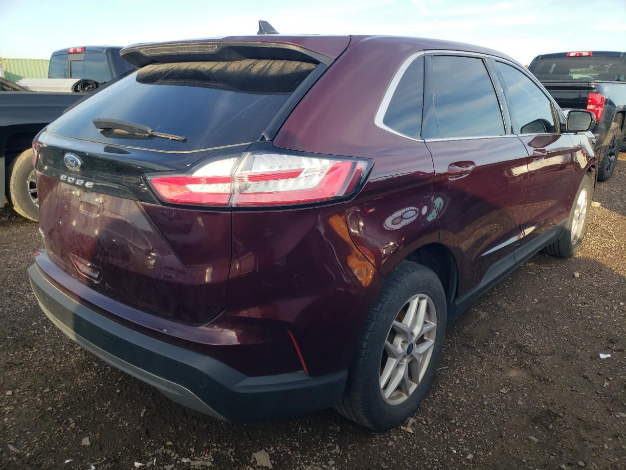 2021 Ford Edge VIN 2FMPK3J98MBA07723 Copart auction photo, front end / minor dent/scratches damage thumbnail 3