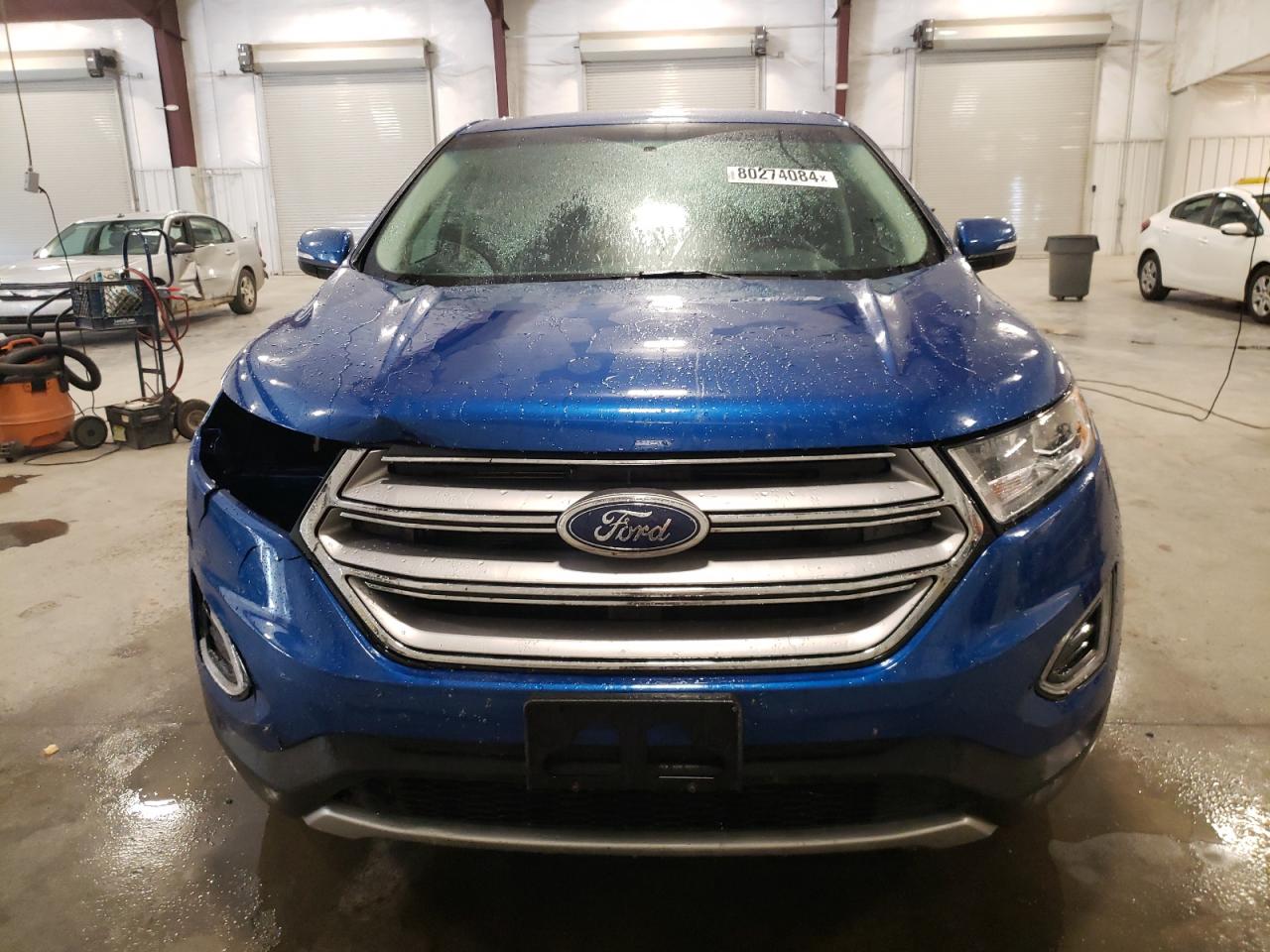 2018 Ford Edge VIN 2FMPK4J96JBB39719 Copart auction photo, front end / side damage thumbnail 5