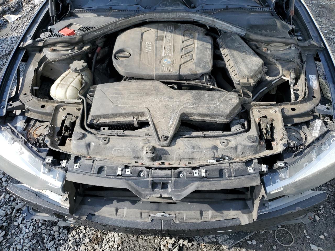 2014 BMW 3er VIN WBA3D5C56EKX95246 Copart auction photo, front end / all over damage thumbnail 11