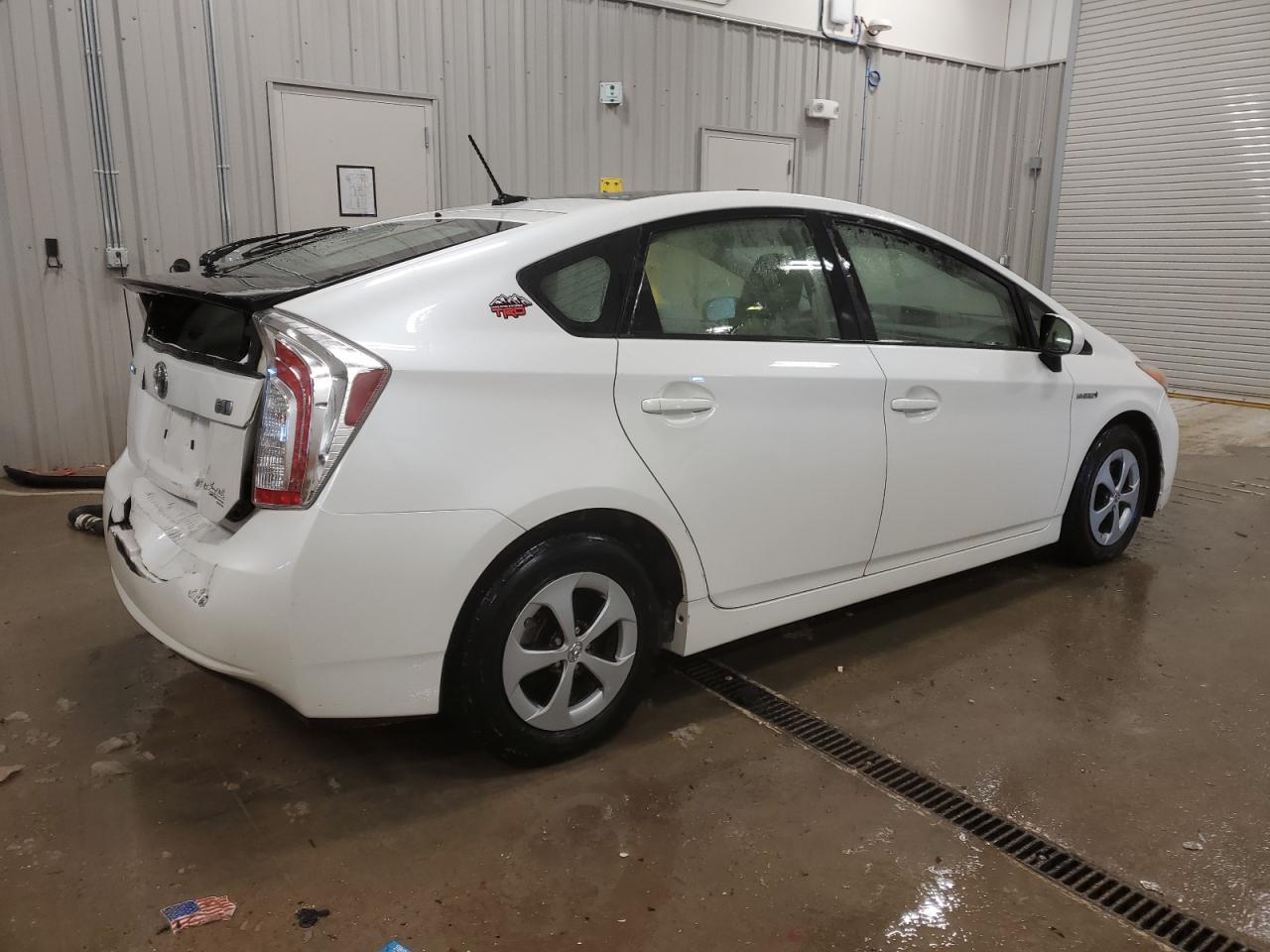 2012 Toyota Prius VIN JTDKN3DU3C5454162 Copart auction photo, rear end / hail damage thumbnail 3