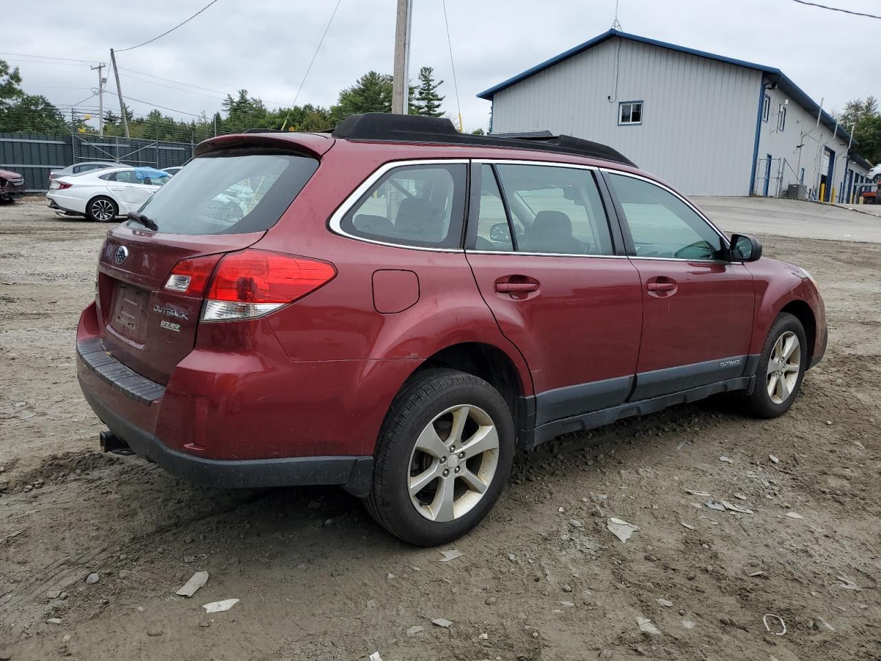 2014 Subaru Outback VIN 4S4BRBAC3E3316870 Copart auction photo, front end / minor dent/scratches damage thumbnail 3