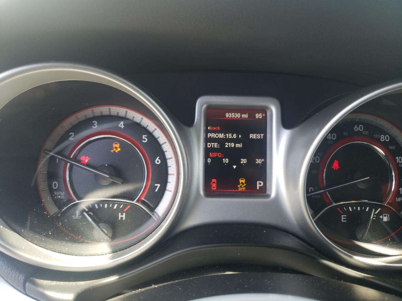 2014 Dodge Journey VIN 3C4PDCBGXET210713 Copart auction photo, front end / side damage thumbnail 8